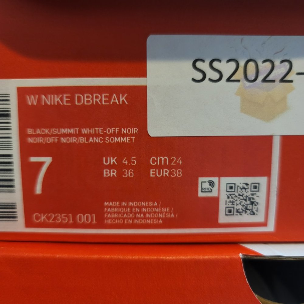 NEW Nike DayBreak Women's 6.5-9 Black White Gum Waffle Athletic Sneakers Shoes - Picture 9 of 13